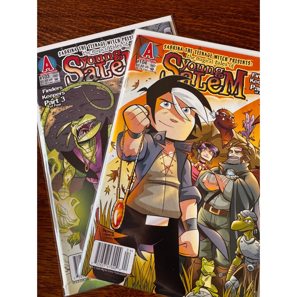 Sabrina the Teenage Witch #103 #104 Young Salem Archie Comics 2009 Final Issue
